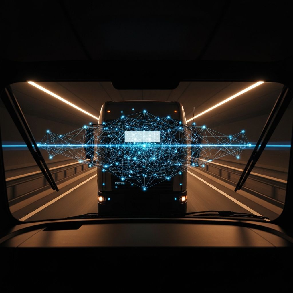 Abstract energy grid visualization